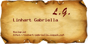 Linhart Gabriella névjegykártya